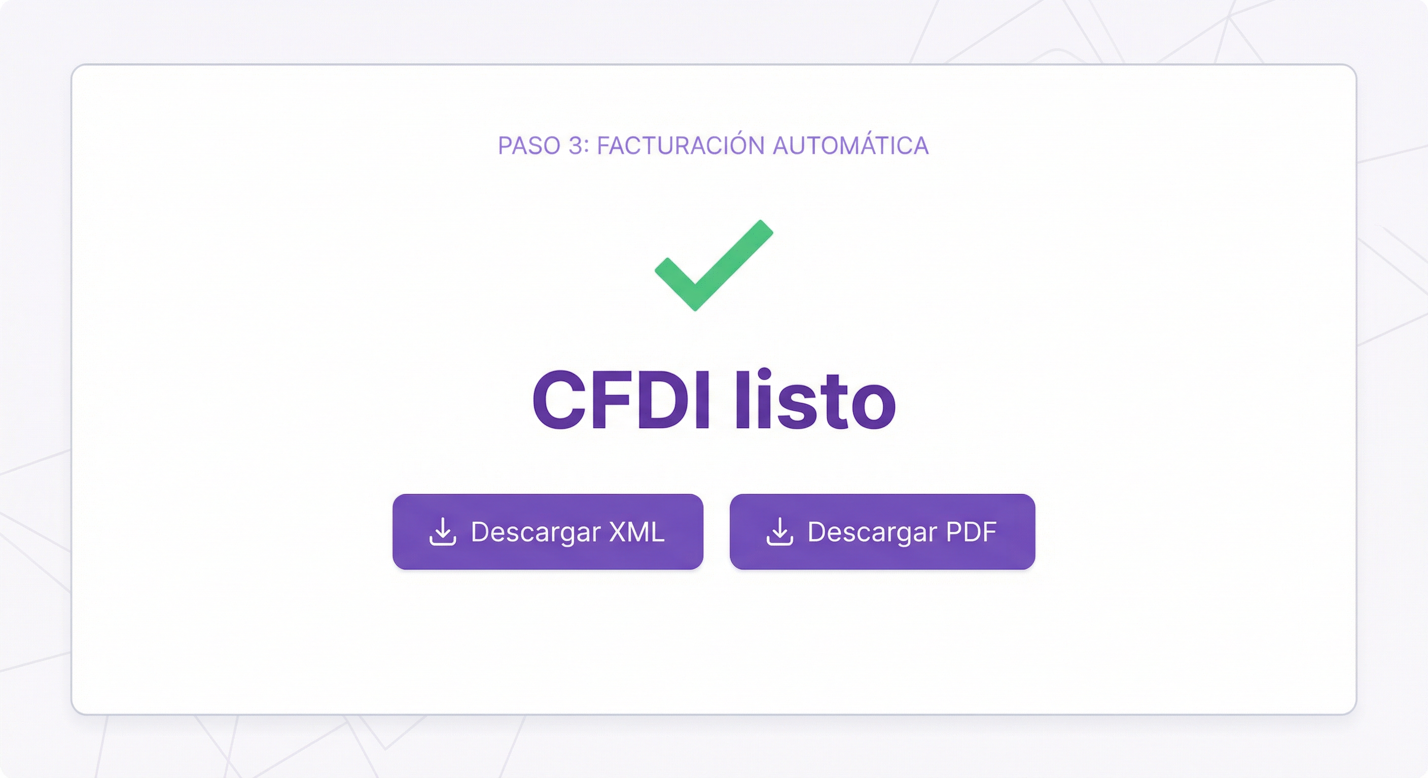 Cliente timbra y descarga XML y PDF